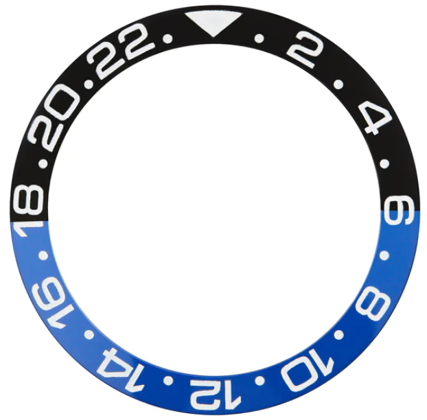 MDV106/107 Ceramic Bezel Insert: Batman GMT