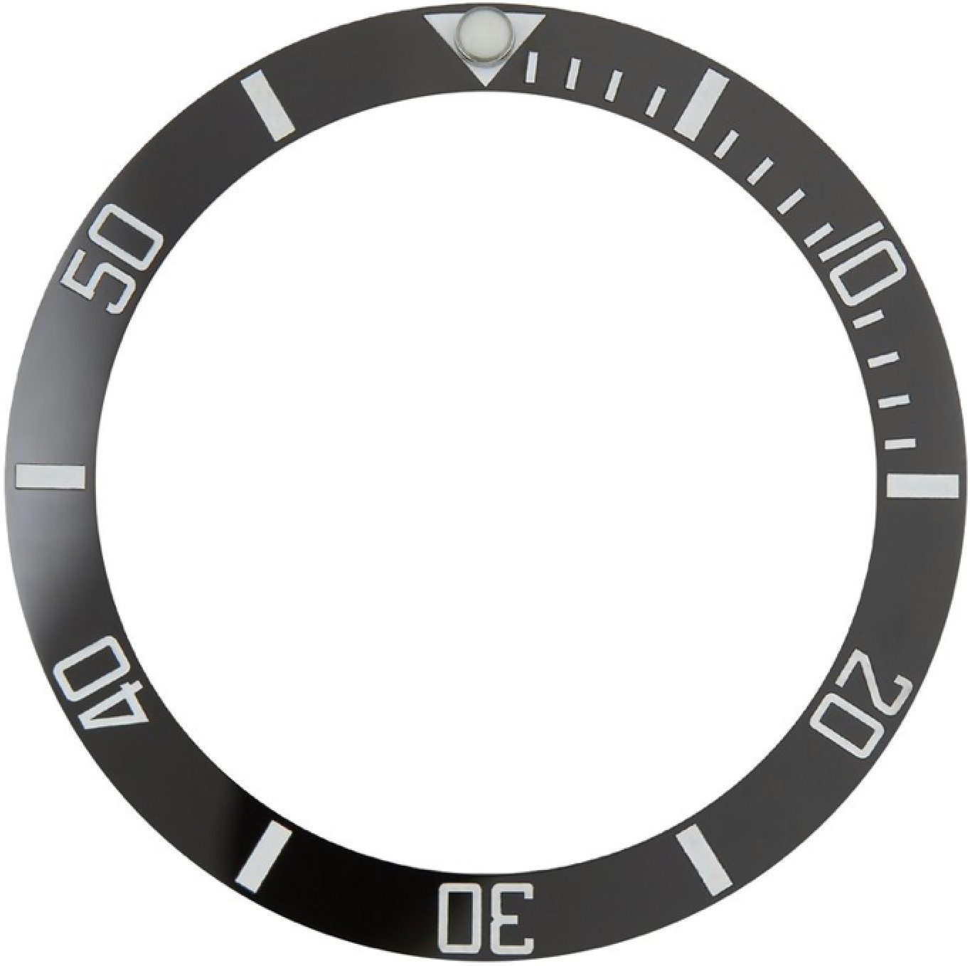 MDV106/107 Ceramic Bezel Insert: SUB Style